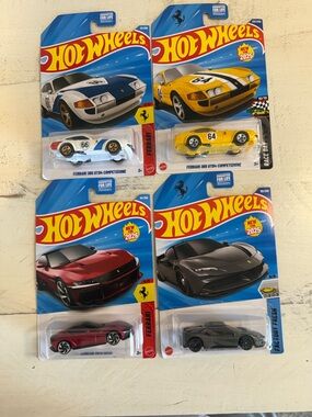 2025 Hot Wheels Circuit Legends -EURO SPEED Exotics Factory Fresh - FERRARI LOT